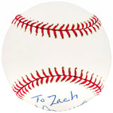 Ken Griffey Sr. Autographed Official MLB Baseball Cincinnati Reds "To Zach" Beckett BAS QR #BH039071