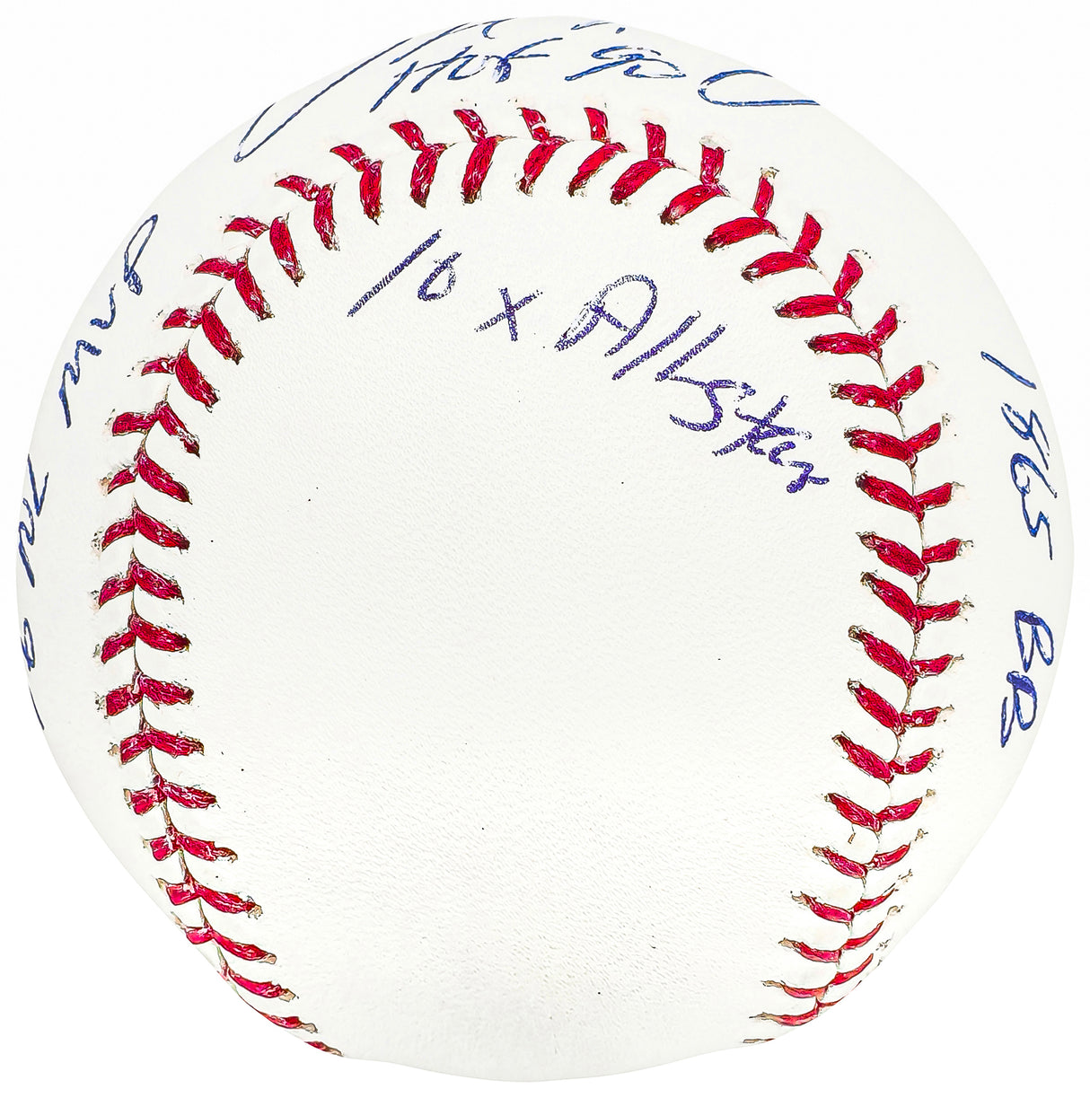 Joe Morgan Autographed Official MLB Baseball Cincinnati Reds Statball With 6 Stats PSA/DNA #Q49869