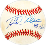 Todd Erdos Autographed Official AL Baseball New York Yankees "98 World Champs" SKU #226200