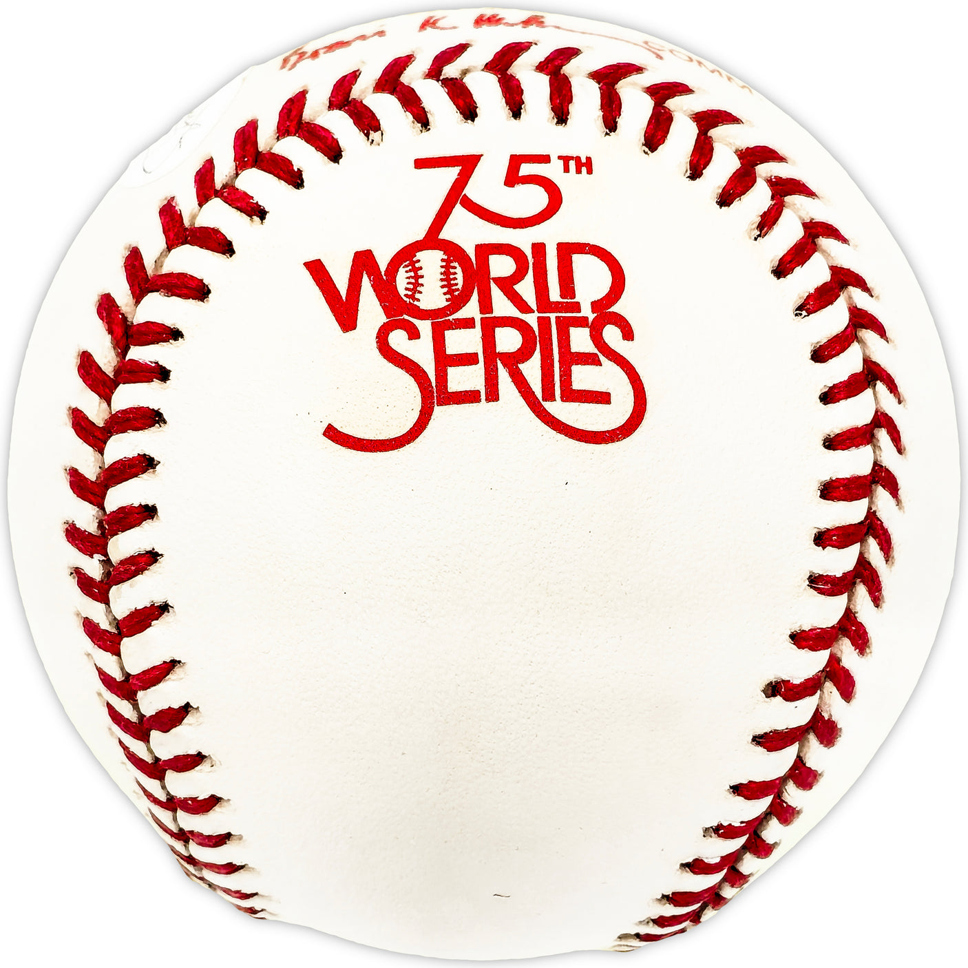 Bob Lemon Autographed Official 1978 World Series Logo MLB Baseball New York Yankees "78 Champs" JSA #G17886