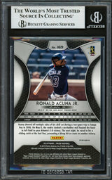 Ronald Acuna Jr. Autographed 2019 Panini Prizm Card #169 Atlanta Braves Beckett BAS #16710508