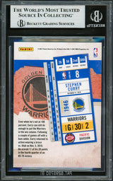 Stephen Curry Autographed 2010-11 Playoff Contenders Card #8 Golden State Warriors Beckett BAS #16713328