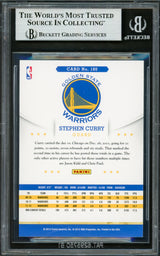 Stephen Curry Autographed 2012-13 Hoops Card #180 Golden State Warriors Beckett BAS #16713333