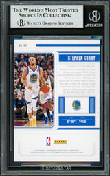 Stephen Curry Autographed 2018-19 Playoff Contenders Draft Picks Card #49 Golden State Warriors Beckett BAS #16713395