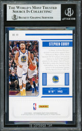 Stephen Curry Autographed 2018-19 Playoff Contenders Draft Picks Card #49 Golden State Warriors Beckett BAS #16713396