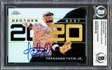 Fernando Tatis Jr. Autographed 2020 Topps Chrome Decades Next Card #DNC-3 San Diego Padres Beckett BAS #16705155