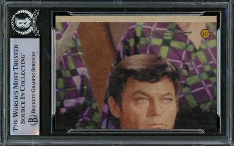 William Shatner Autographed 2009 Rittenhouse Card #327 Star Trek Captain Kirk The Original Series 40th Anniversary Beckett BAS #16581153