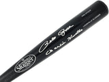 Pete Rose Autographed Black Louisville Slugger Pro Stock Baseball Bat Cincinnati Reds "Charlie Hustle" Beckett BAS Witness Stock #228085