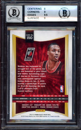 Damian Lillard Autographed 2012-13 Panini Select Rookie Card #150 Portland Trail Blazers BGS 8.5 Auto Grade Gem Mint 10 Beckett BAS Stock #214862