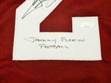 Texas A&M Aggies Johnny Manziel Autographed Maroon Football Jersey "Johnny F'ing Football" JSA Stock #228798