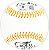 Ken Griffey Jr. Autographed Official Gold Glove Logo Baseball Seattle Mariners Beckett BAS Witness Stock #206029