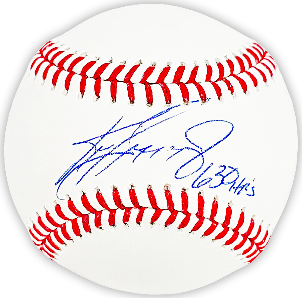 Ken Griffey Jr. Autographed Official MLB Baseball Seattle Mariners "630 HRs" Beckett BAS Witness Stock #212461