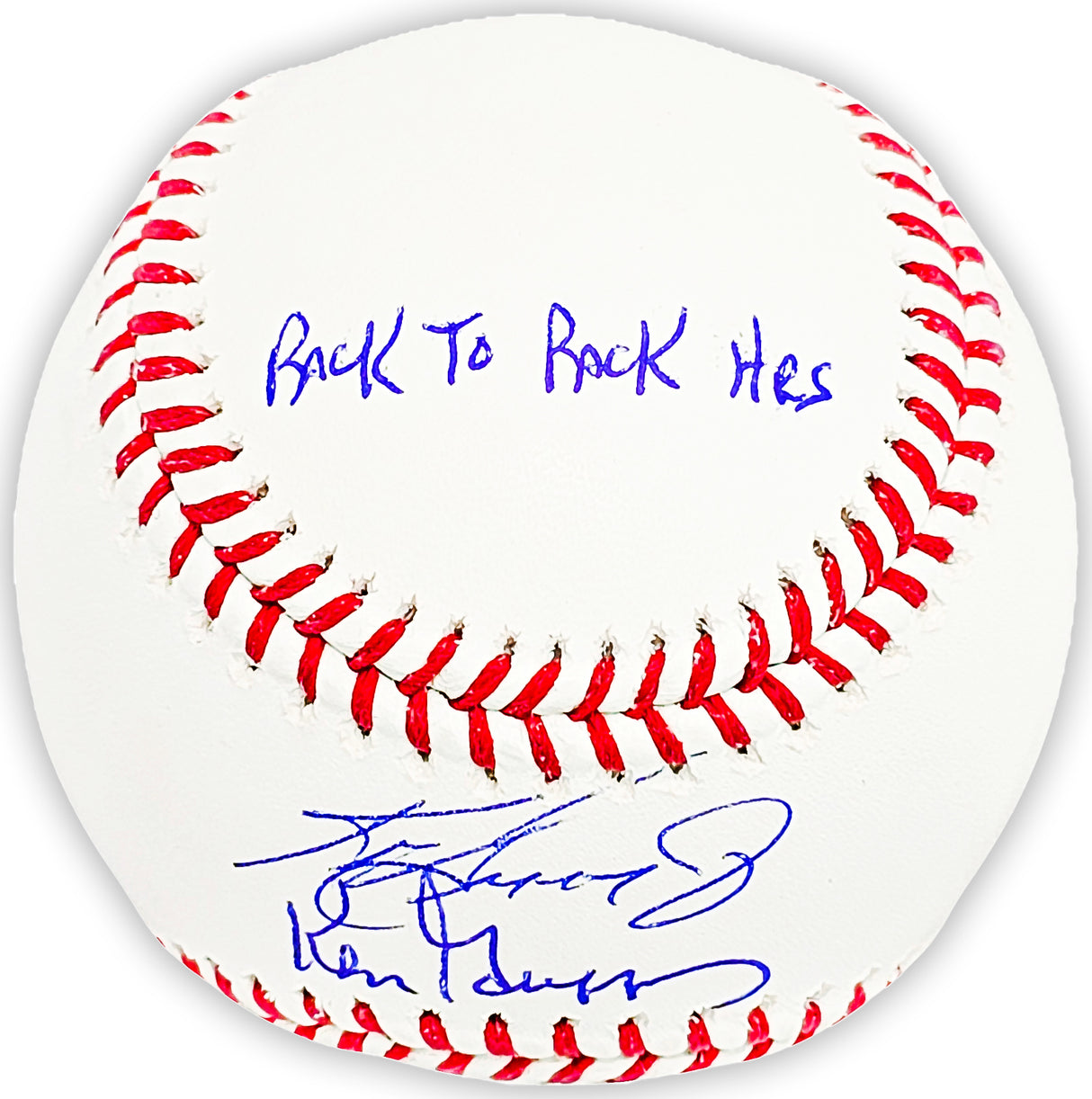 Ken Griffey Jr. & Ken Griffey Sr. Autographed Official MLB Baseball Seattle Mariners "Back To Back HR 9/14/90" Tristar Holo & Beckett BAS Witness Stock #212465