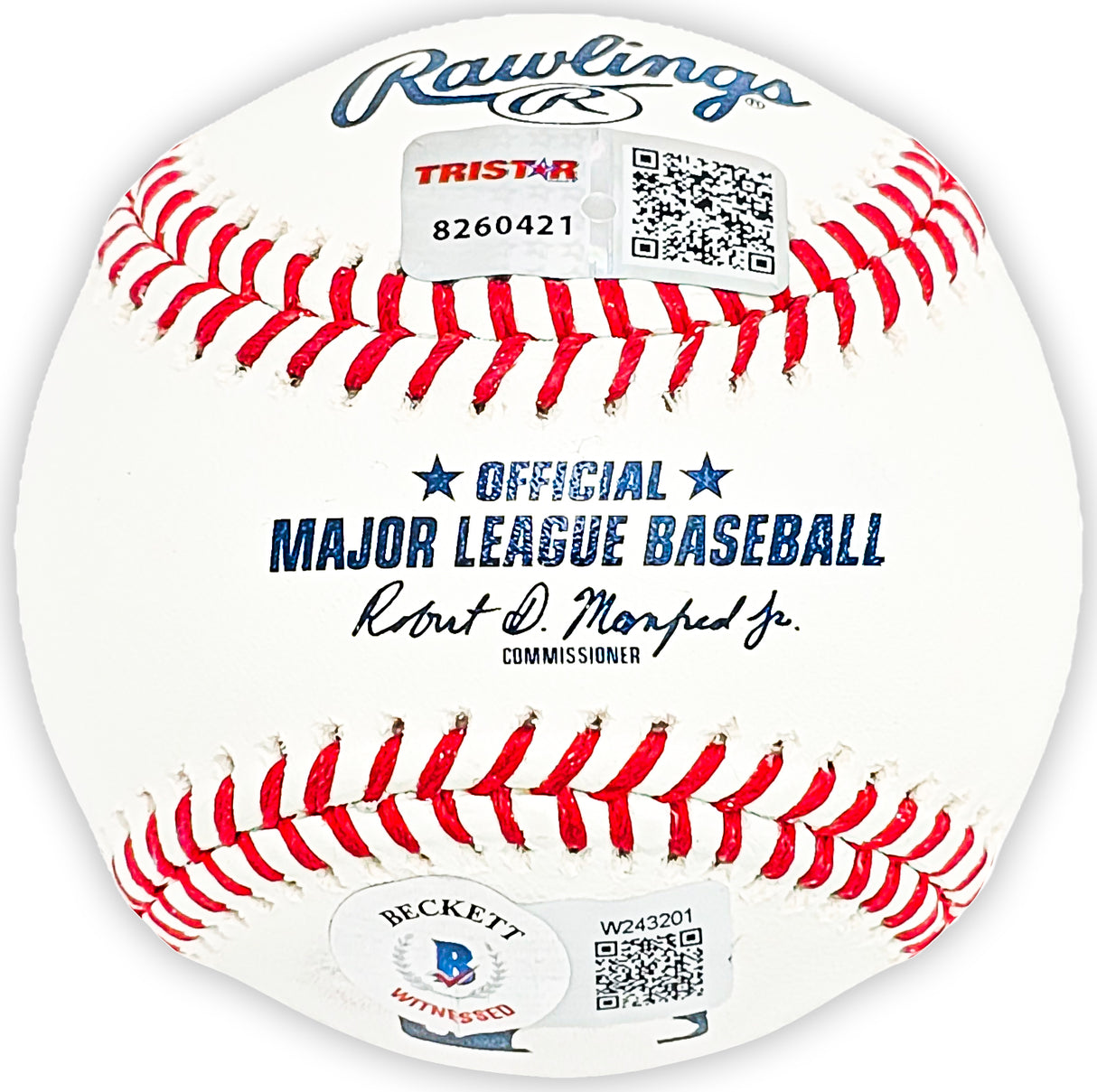 Ken Griffey Jr. & Ken Griffey Sr. Autographed Official MLB Baseball Seattle Mariners "Back To Back HR 9/14/90" Tristar Holo & Beckett BAS Witness Stock #212465