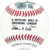 Don Drysdale Autographed Official NL Baseball Los Angeles Dodgers Beckett BAS QR #BM25856