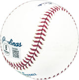 Pete Naktenis Autographed Official MLB Baseball Philadelphia Oakland A's, Cincinnati Reds Beckett BAS QR #BM25860