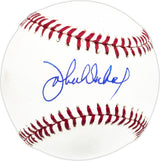 John Werhas Autographed Official MLB Baseball Los Angeles Dodgers Beckett BAS QR #BM25969