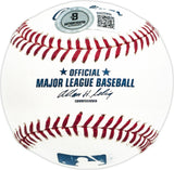 John Werhas Autographed Official MLB Baseball Los Angeles Dodgers Beckett BAS QR #BM25969