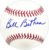 Bill Bethea Autographed Official MLB Baseball Minnesota Twins Beckett BAS QR #BM25981