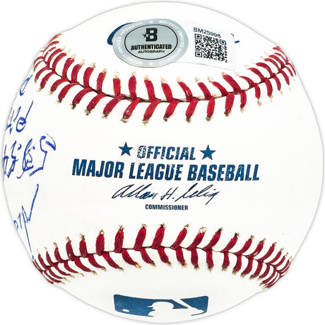 Nick Koback Autographed Official MLB Baseball Pittsburgh Pirates "53-54-55 Pirates" Beckett BAS QR #BM25998