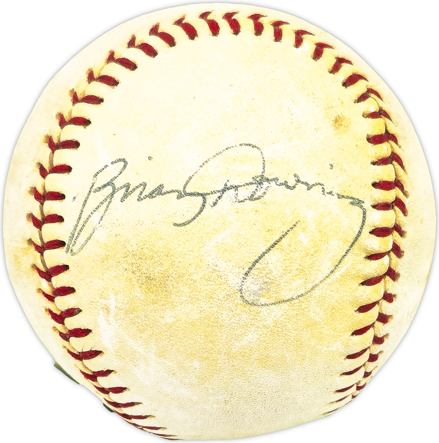 Brian Downing Autographed Official League Baseball Los Angeles Angels, Chicago White Sox Beckett BAS QR #BM17771