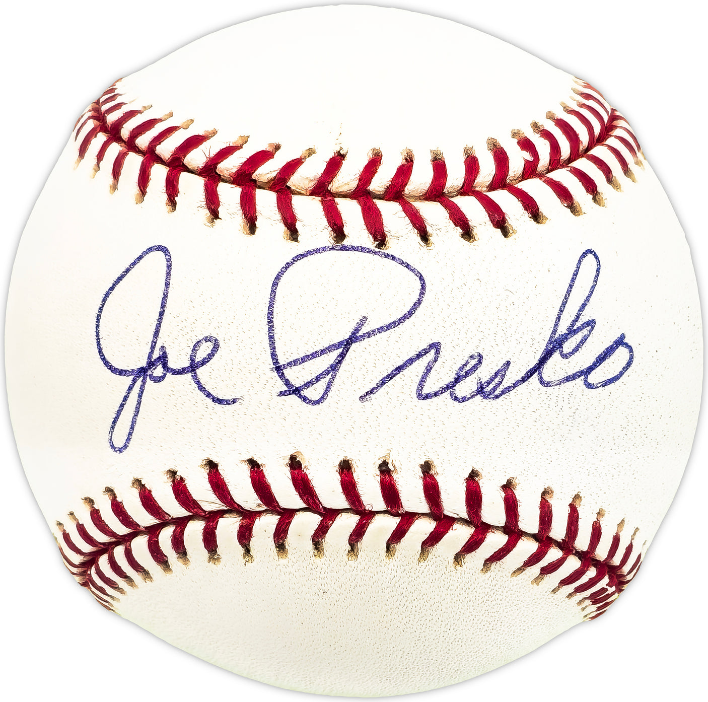 Joe Presko Autographed Official MLB Baseball St. Louis Cardinals, Detroit Tigers Beckett BAS QR #BM17787