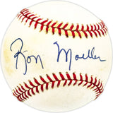 Ron Moeller Autographed Official AL Baseball Baltimore Orioles, Los Angeles Angels Beckett BAS QR #BM17832