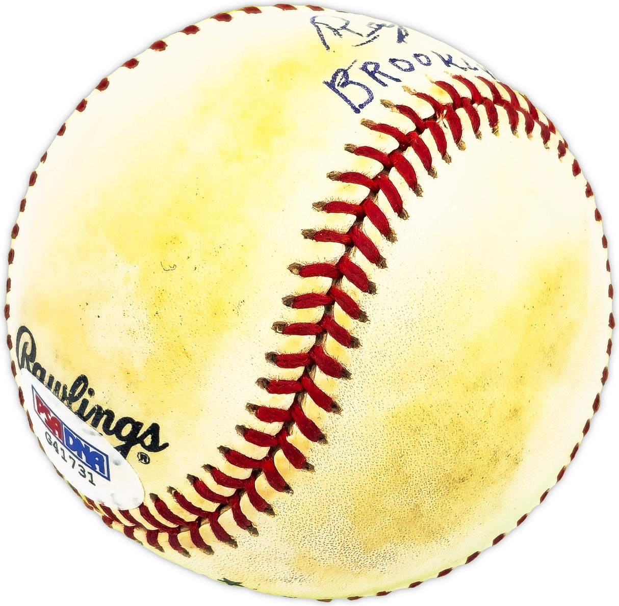 Ray Hathaway Autographed Official NL Baseball Brooklyn Dodgers "1945" Beckett BAS QR #BM17849