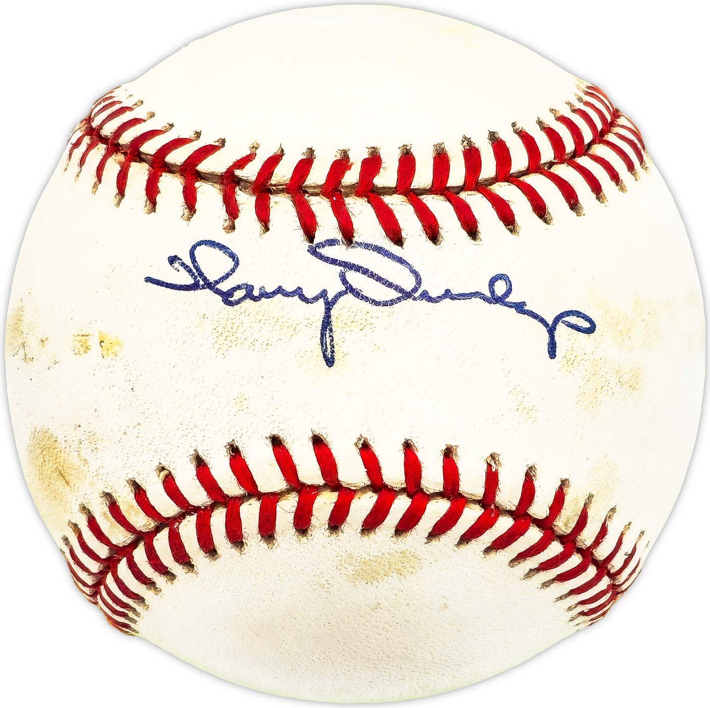 Harry Dunlop Autographed Official NL Baseball Cincinnati Reds, San Diego Padres Beckett BAS QR #BM17855