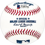 Ronald Acuna Jr. Autographed Official MLB Baseball Atlanta Braves Full Name Beckett BAS #Y60702