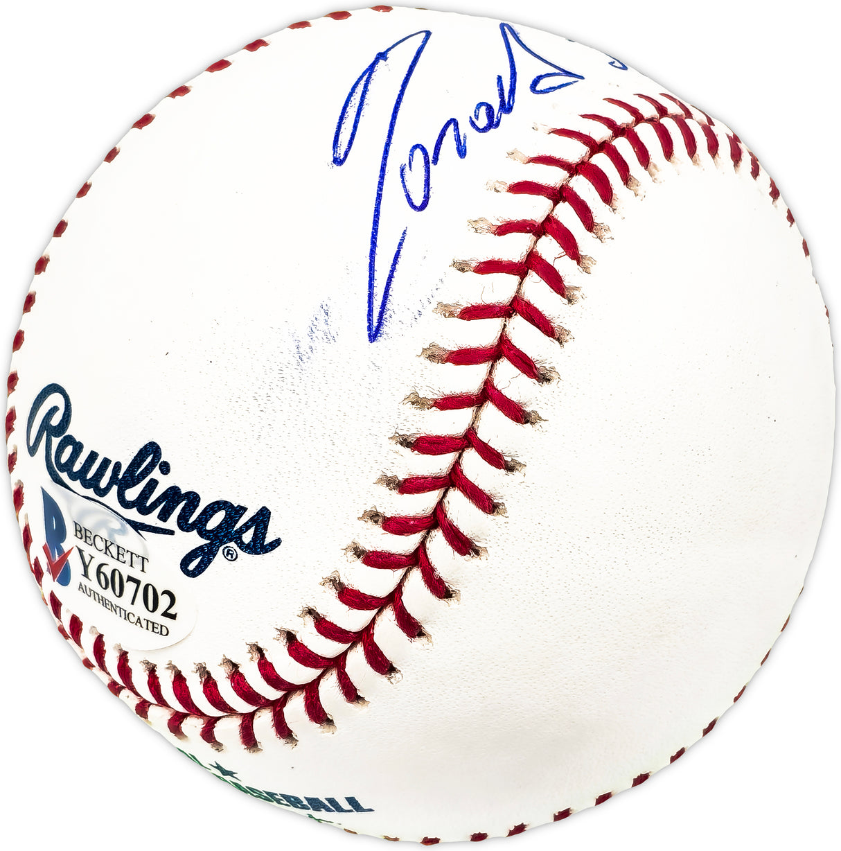 Ronald Acuna Jr. Autographed Official MLB Baseball Atlanta Braves Full Name Beckett BAS #Y60702