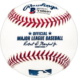 Ronald Acuna Jr. Autographed Official MLB Baseball Atlanta Braves Full Name Beckett BAS #Y60697