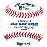 Ronald Acuna Jr. Autographed Official MLB Baseball Atlanta Braves Full Name Beckett BAS #Y60704