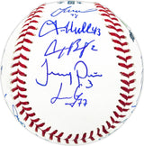 2022 World Series Champion Houston Astros Team Signed Autographed Official 2022 World Series Logo MLB Baseball With 21 Signatures Including Jose Altuve & Yordan Alvarez Beckett BAS Witness #WX88192