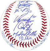 2022 World Series Champion Houston Astros Team Signed Autographed Official 2022 World Series Logo MLB Baseball With 21 Signatures Including Jose Altuve & Yordan Alvarez Beckett BAS Witness #WX88192