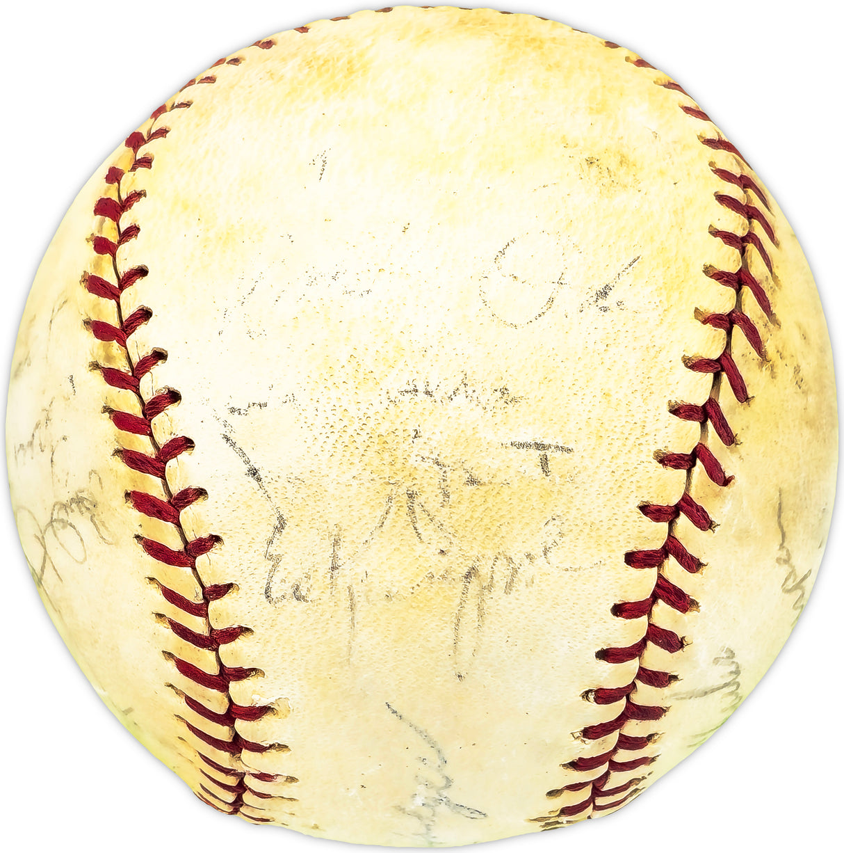 1969 New York Mets Team Signed Autographed Official Mets Baseball With 28 Signatures Including Yogi Berra Beckett BAS #AD78188