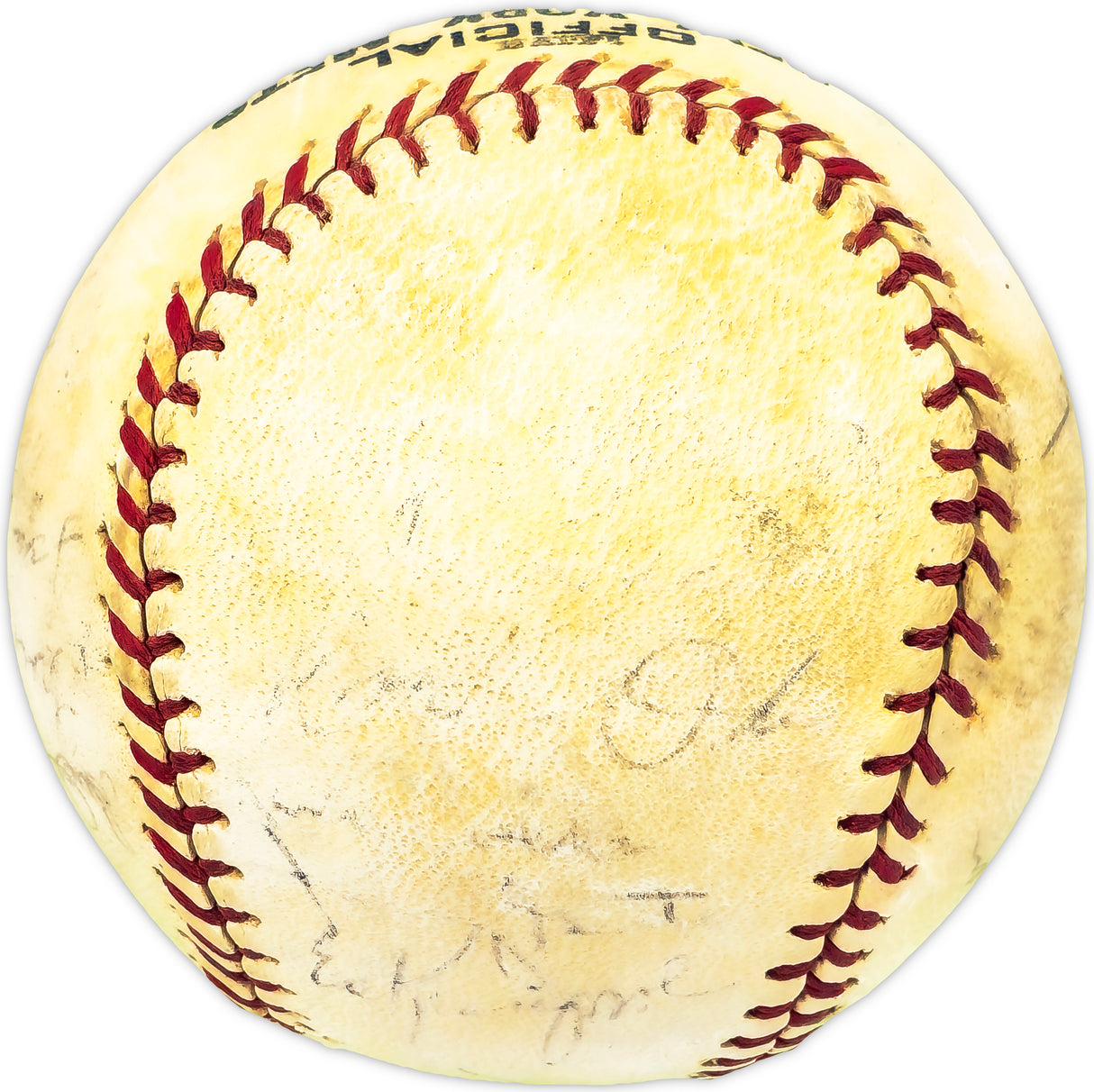 1969 New York Mets Team Signed Autographed Official Mets Baseball With 28 Signatures Including Yogi Berra Beckett BAS #AD78188