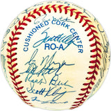 1996 Minnesota Twins Team Signed Autographed Official AL Baseball With 36 Signatures Including Kirby Puckett Beckett BAS #AD78205