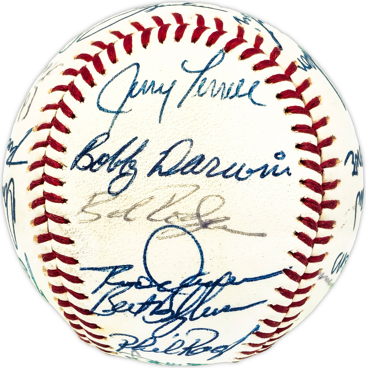 1973 Minnesota Twins Team Signed Autographed Official AL Baseball With 32 Signatures Including Harmon Killebrew & Rod Carew Beckett BAS #AD78202