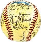 1984 Minnesota Twins Team Signed Autographed Official AL Baseball With 31 Signatures Including Kirby Puckett (Vintage Rookie Signature) Beckett BAS #AD78201