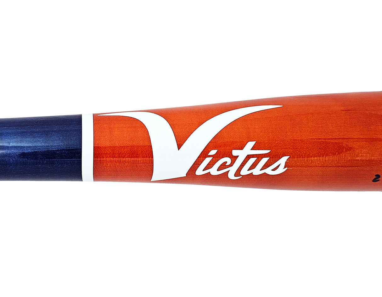 Yordan Alvarez Autographed Orange & Blue Victus Player Model Bat Houston Astros "2022 WS Winning 3-Run HR" Beckett BAS Witness Stock #215388