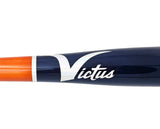 Yordan Alvarez Autographed Blue & Orange Victus Player Model Bat Houston Astros "2022 WS Champions" Beckett BAS Witness Stock #215392