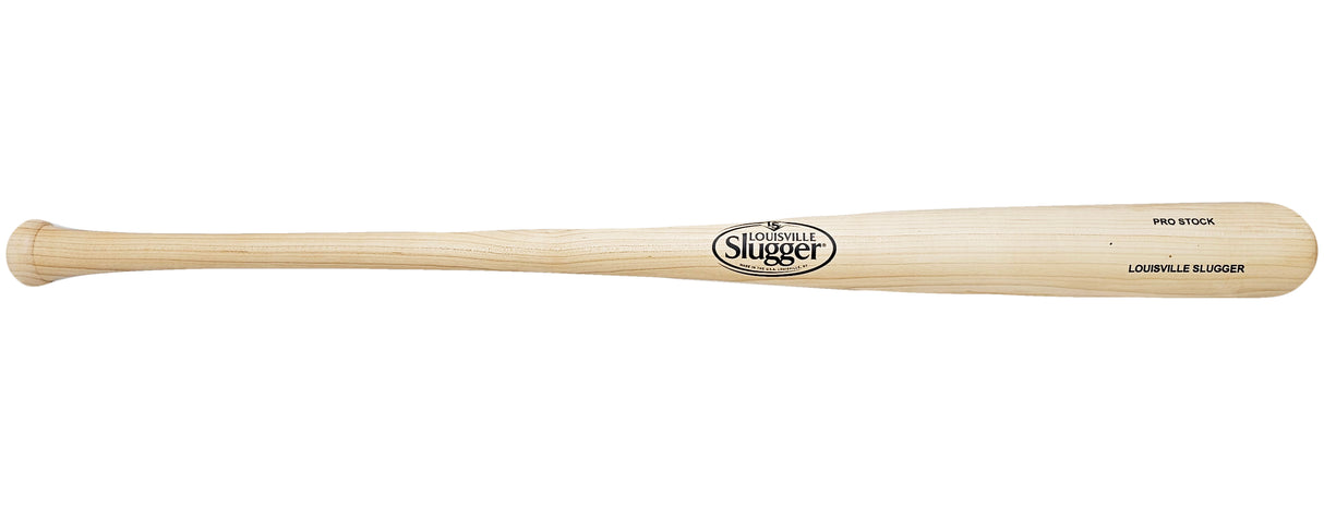 Unsigned Ash Natural Blonde Louisville Slugger Pro Stock Bat Stock #215384