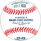 Adrian Beltre Autographed Official Retirement Logo MLB Baseball Texas Rangers JSA Stock #215521