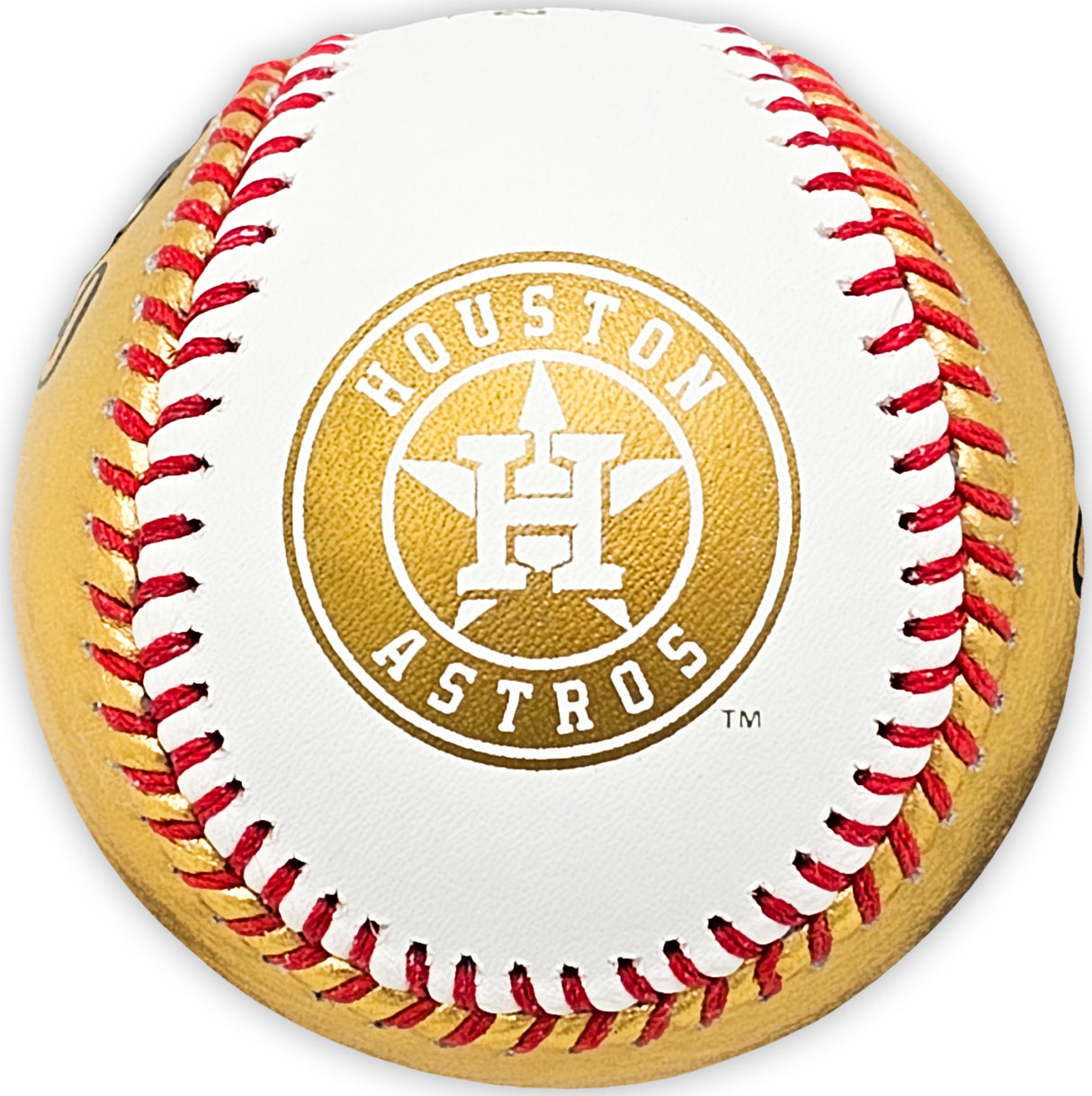 Alex Bregman Autographed Official 2022 Gold World Series Gold MLB Baseball Houston Astros Beckett BAS Witness Stock #215394