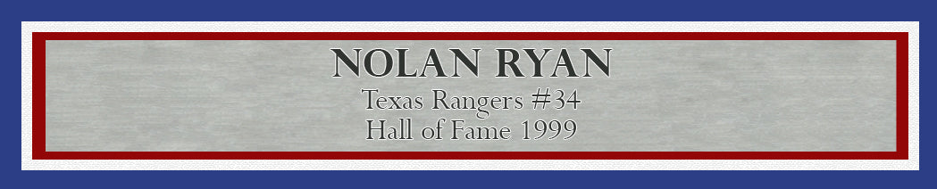 Nolan Ryan Autographed Framed 16x20 Photo Texas Rangers Bloody Beckett BAS QR Stock #233867