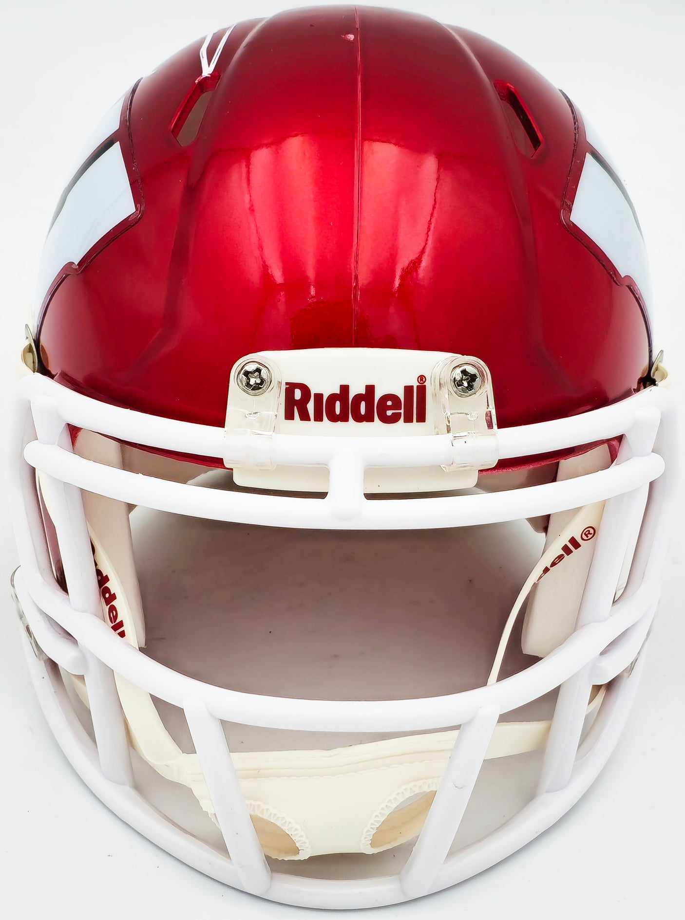 Russell Wilson Autographed Wisconsin Badgers Flash Red Speed Mini Helmet Fanatics Holo Stock #227951