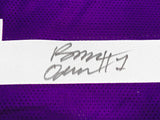 Washington Huskies Rome Odunze Autographed Purple Jersey Beckett BAS Witness Stock #227331