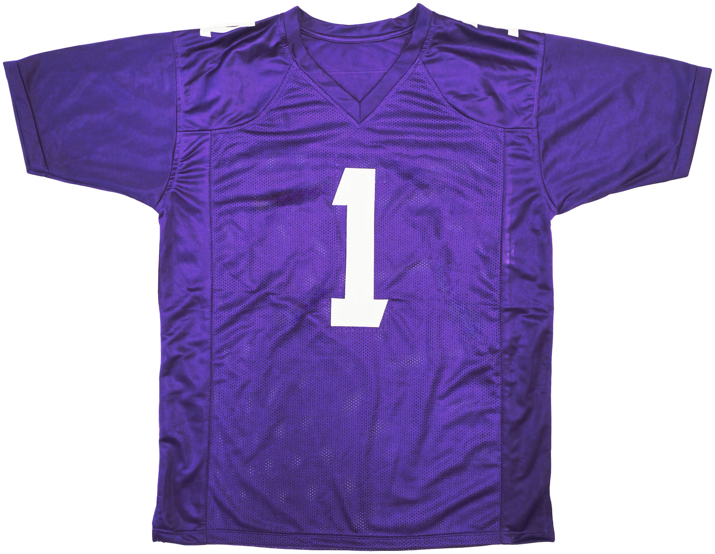 Washington Huskies Rome Odunze Autographed Purple Jersey Beckett BAS Witness Stock #227331