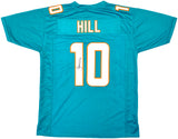 Miami Dolphins Tyreek Hill Autographed Teal Jersey Beckett BAS Witness Stock #227330